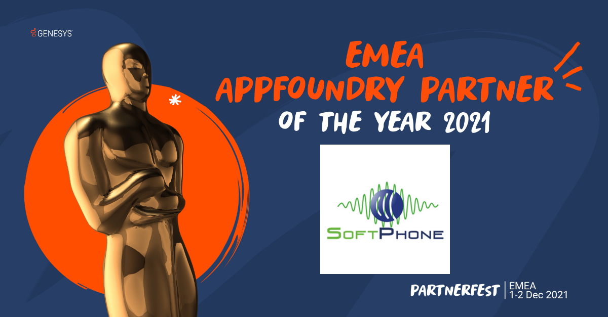 Softphone is EMEA AppFoundry Partner of the Year 2021